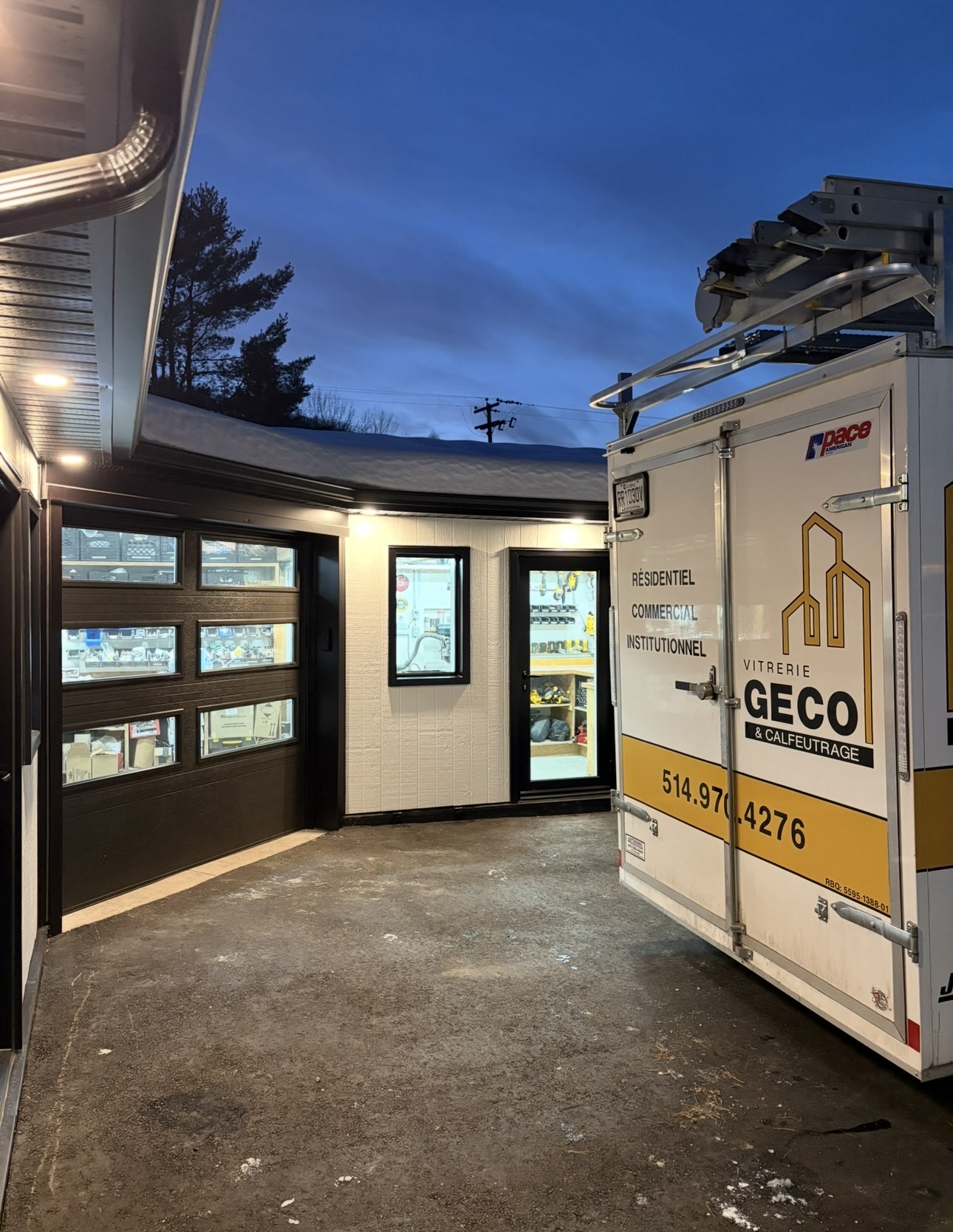 Travaux de vitrage résidentiel — Géco Vitrerie Montréal